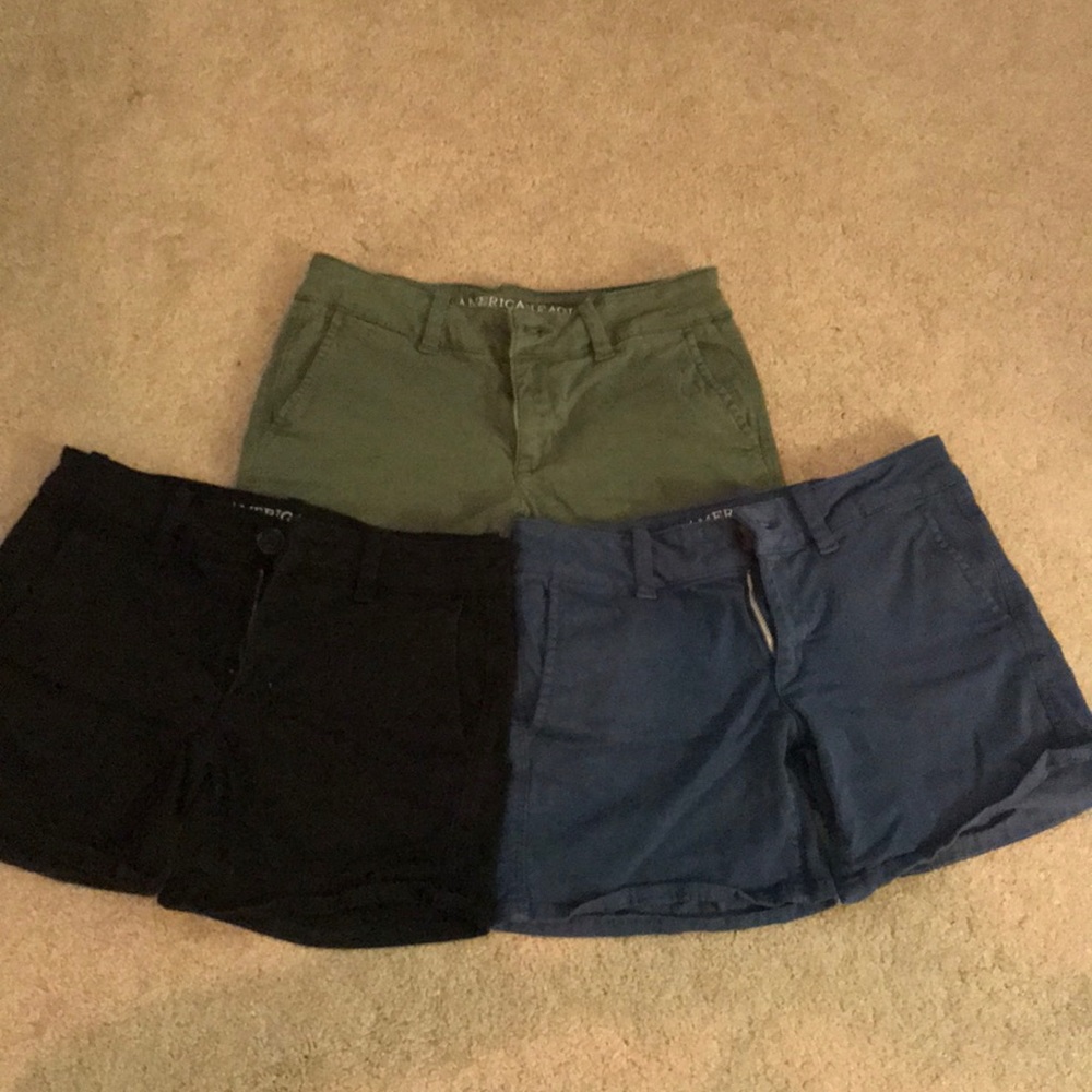 3 Pairs of American Eagle super stretch Midis
